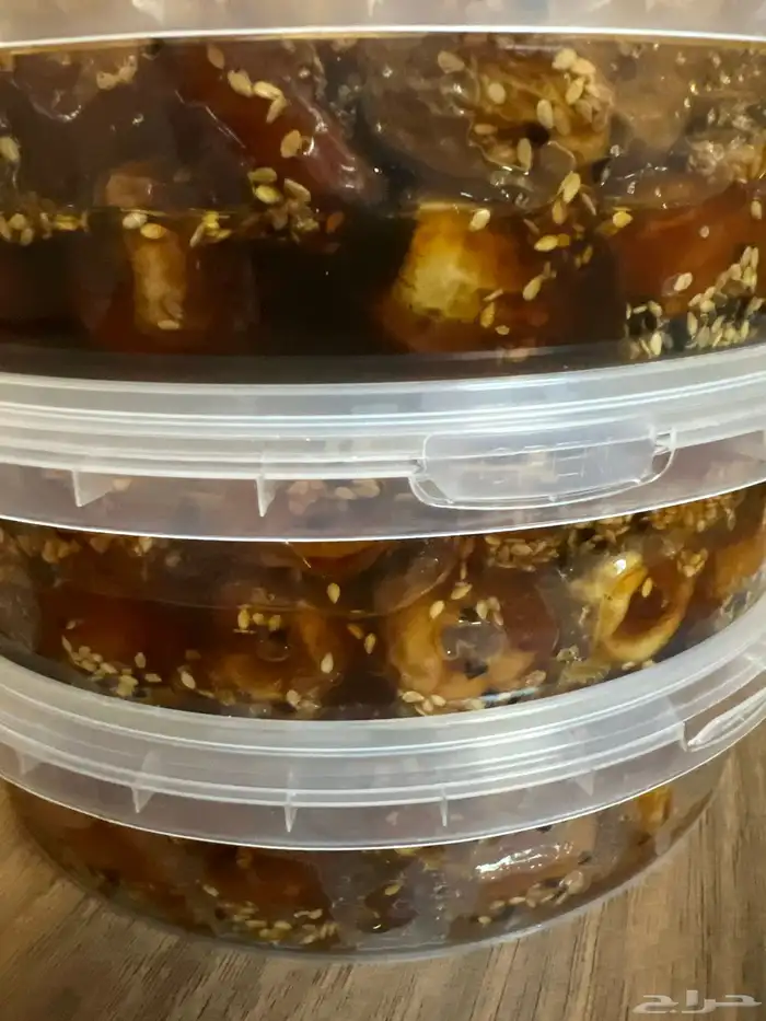 تمر سكري مغمي بالدبس والسمسم وحبة البركه 0