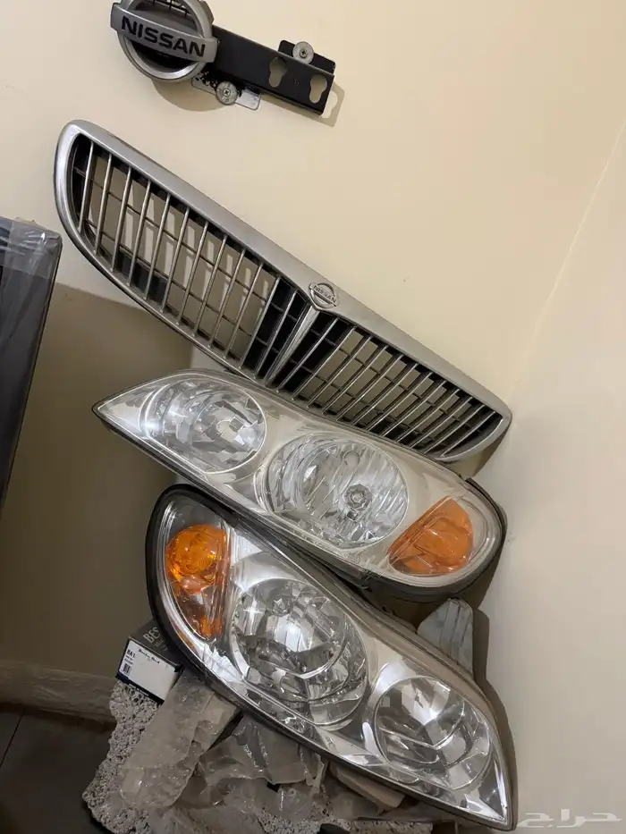 طاسات وجنوط وشبك وشمعات وكشافات مكسيما موديل 2000-2008 0