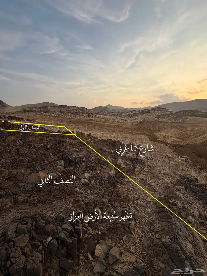 أنصاف أراضي مميزه للبيع بمدينة ابها بسعر 180 الف 1