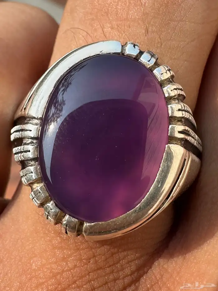 عقيق يماني بنفسجي 1