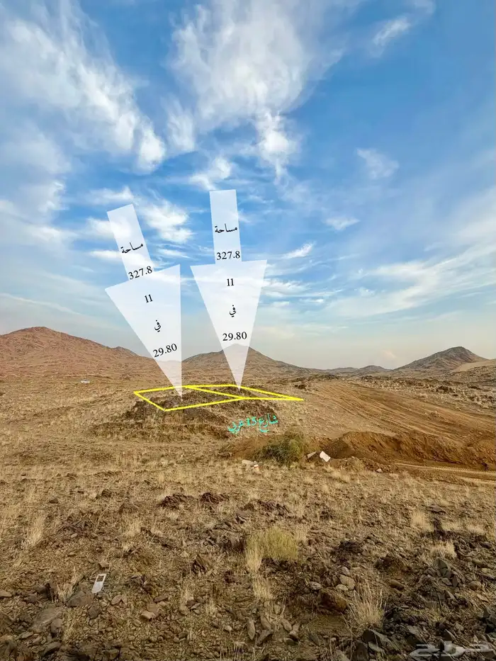 أنصاف أراضي مميزه للبيع بمدينة ابها بسعر 180 الف 4