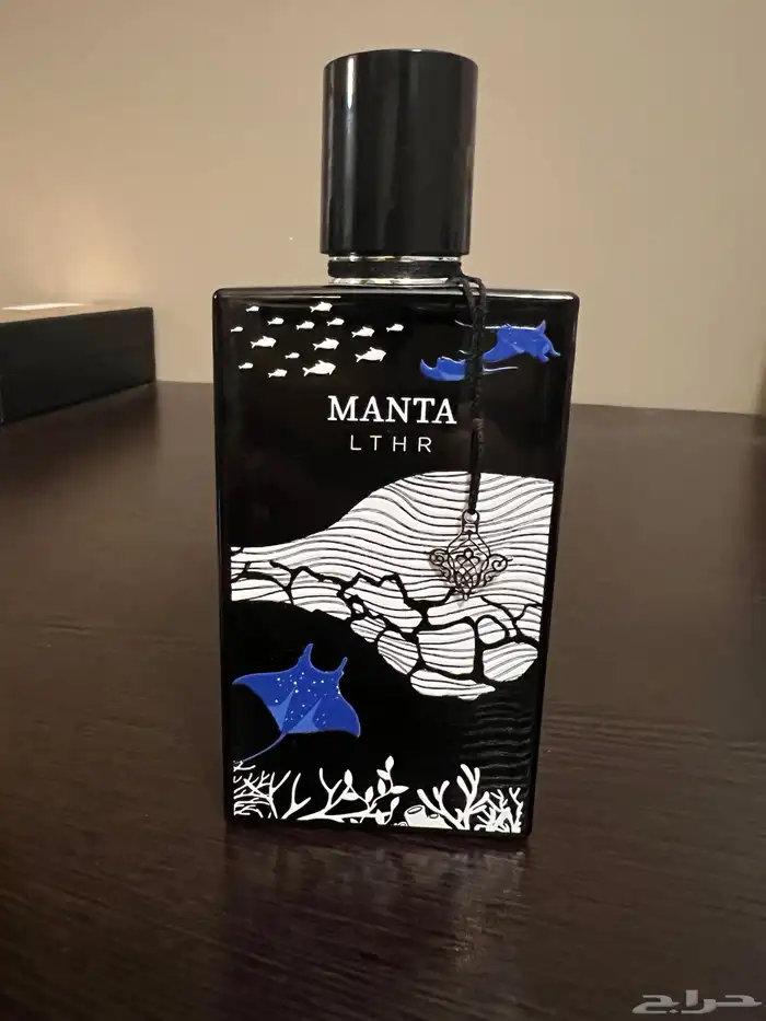 مانتا ليذر ابراق ابراهيم القرشي مع عطر هدية 0