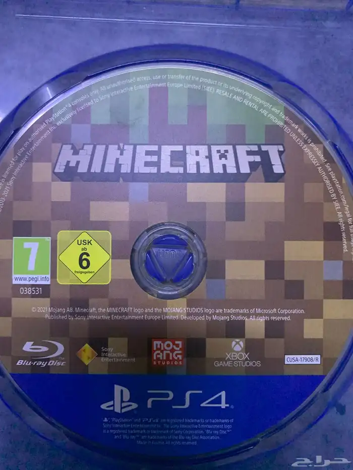 شريط لسوني4 لعبه ماينكرافت وسعره غالي في المحلات 4