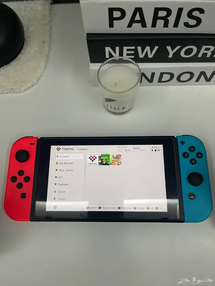 تعديل جميع انواع نينتندو سويتش 3