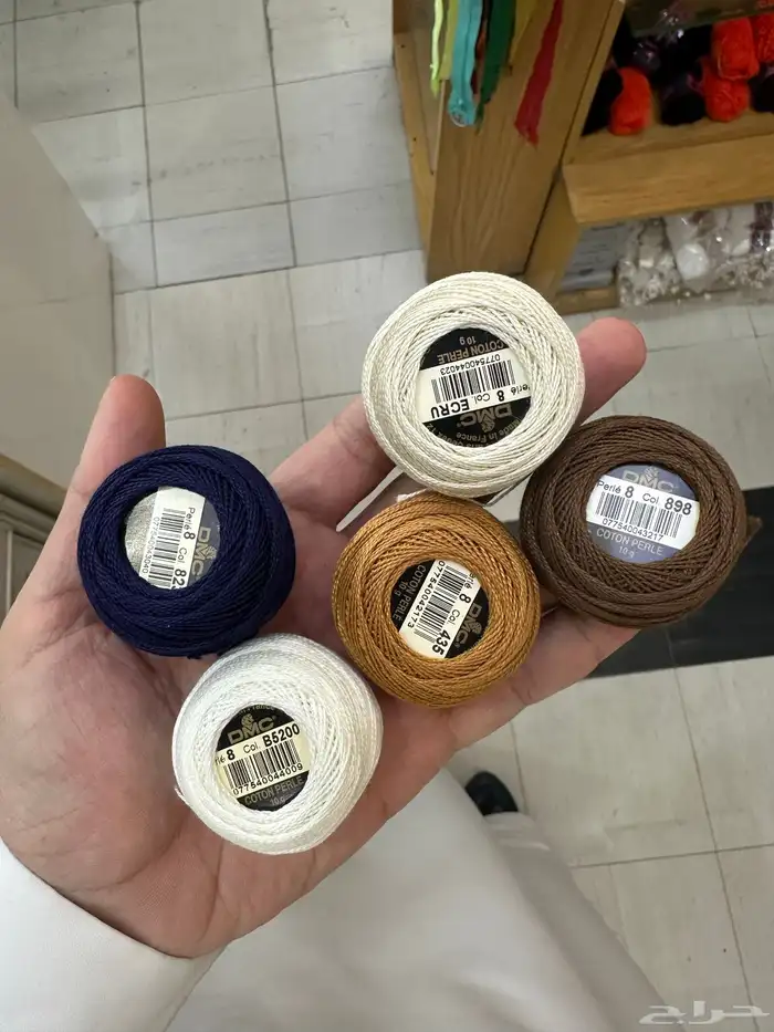 خيوط صوف خيوط قطن برلي كوره خيوط طواقي خيوط تطريز 1