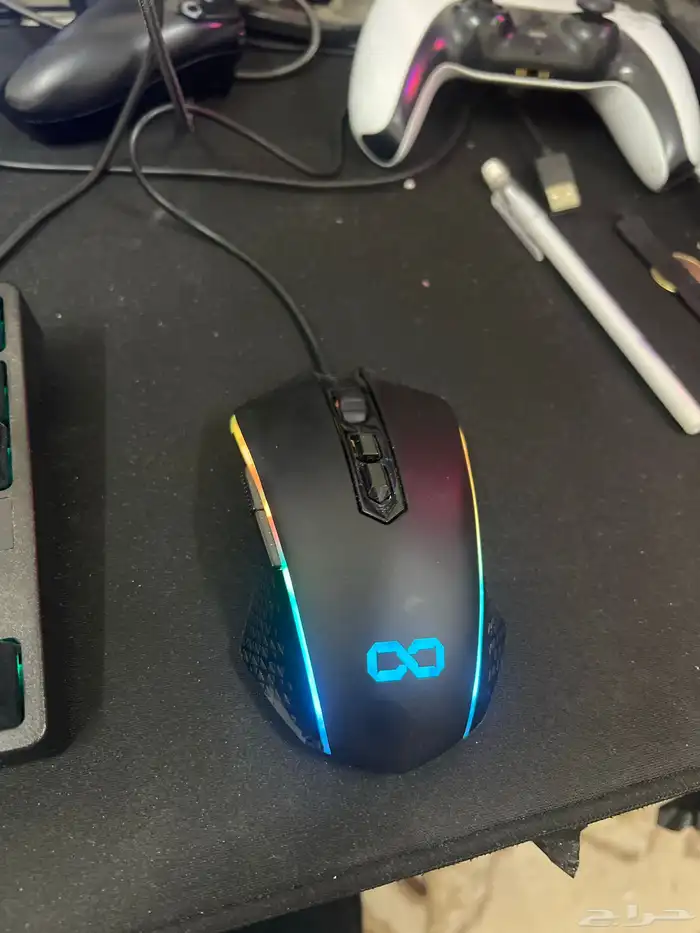 ماوس وكيبورد قيمينق من انفي ارك نظيفه مره ضمان 0