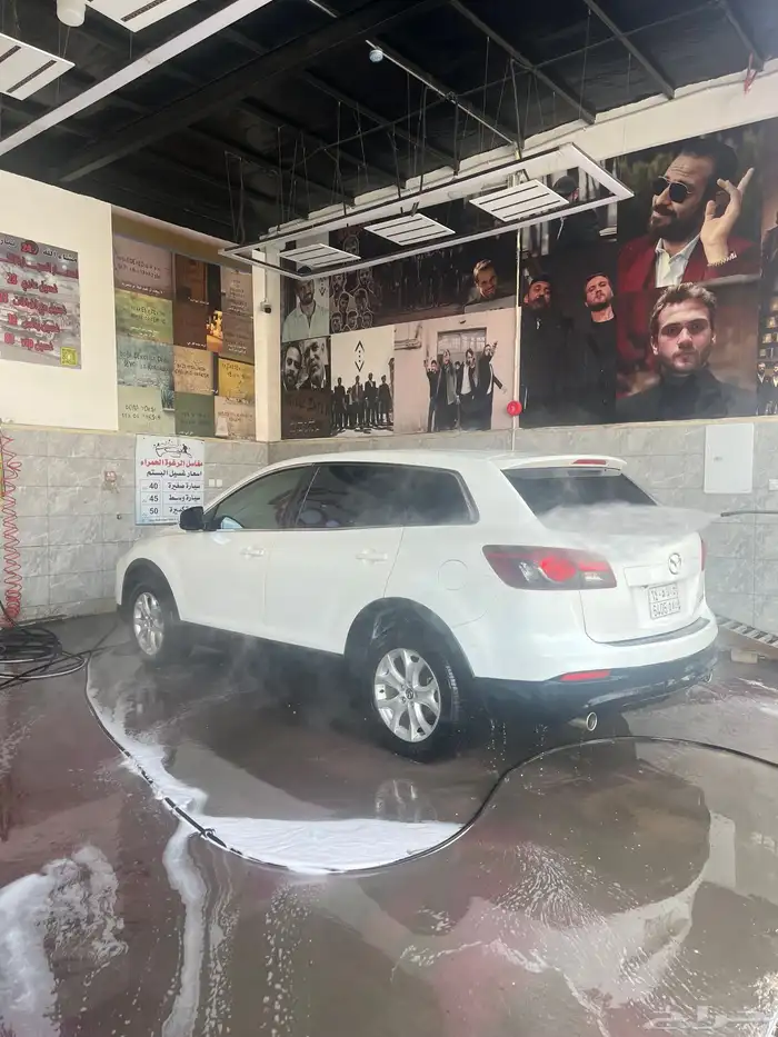 مازدا CX9 موديل 13 للبيع ابيض ماشي 300 الف 8