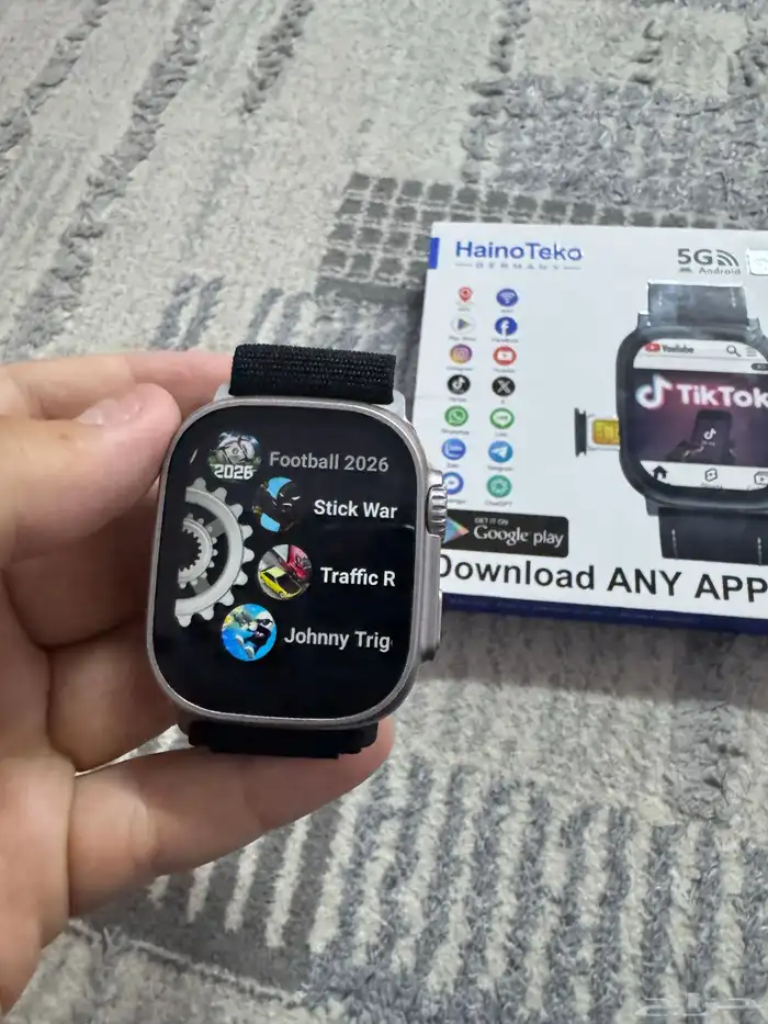 ساعه شريحه 5g 1