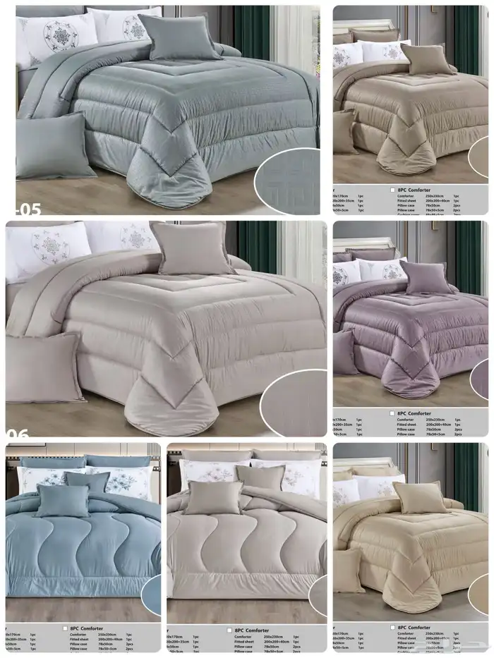 عرض مفارش نفرين100و135ريال نفرونص 75 ريال 10