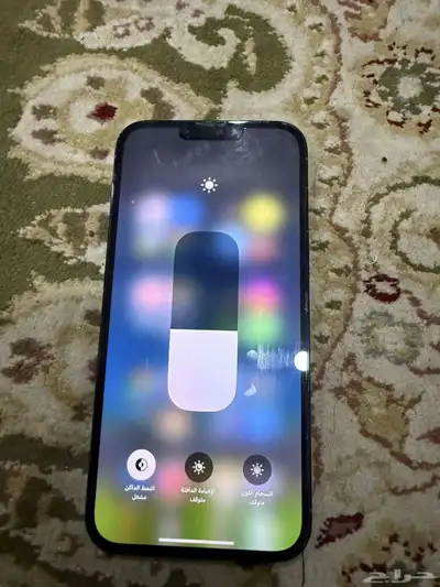 جوال ايفون الجوال جديد مافيه عيب الا شي بسيط شعر في الشاشه index