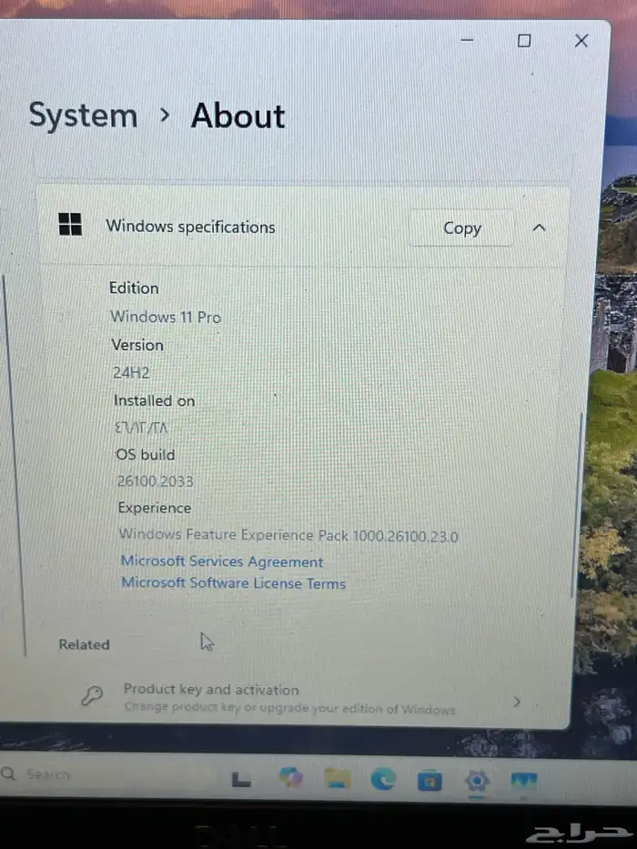 لاب توب dell استخدام نظيف 1