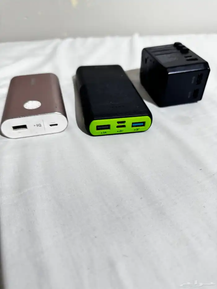شاحن للسفر بقوة 45 واط و باور بنك 2 1