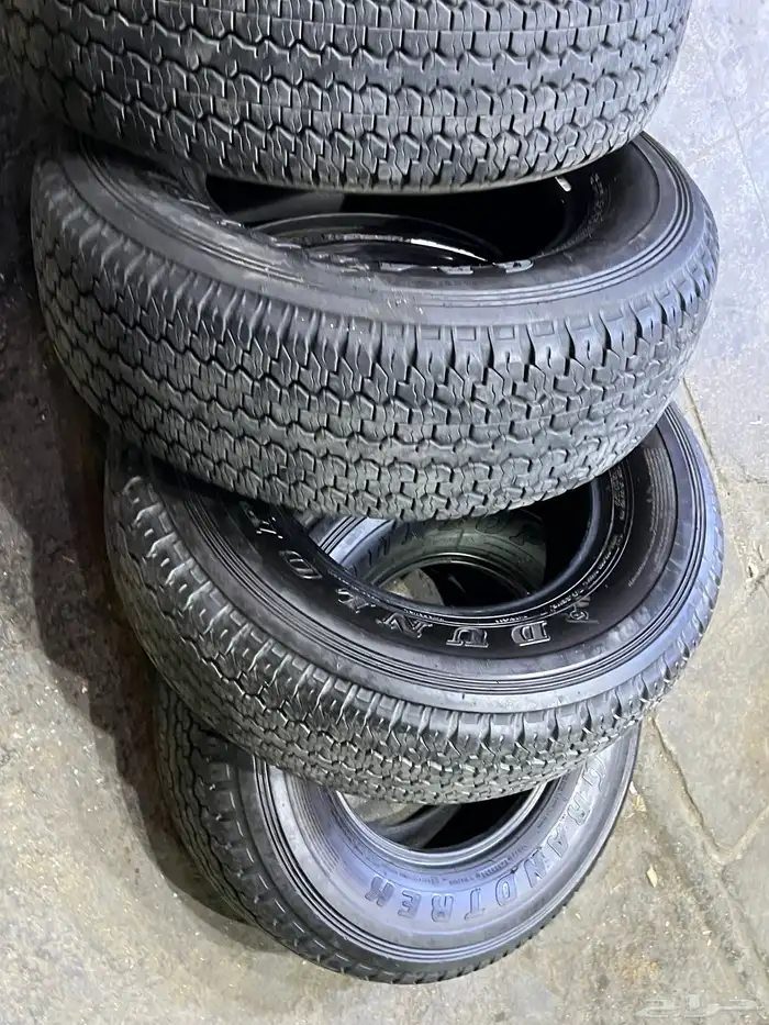 كفرات دنلوب رفرف مقاس 265 70 16 8