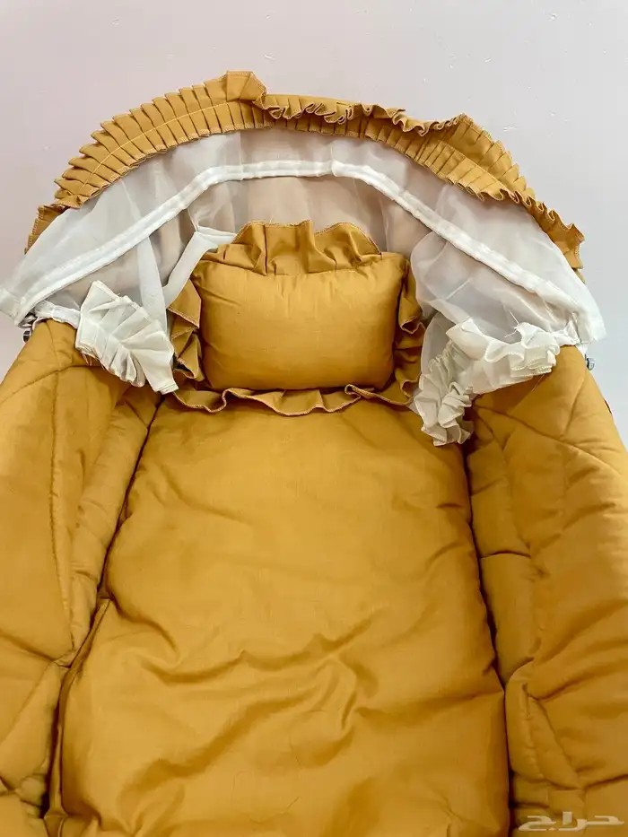 سرير مواليد بني فاخر 2