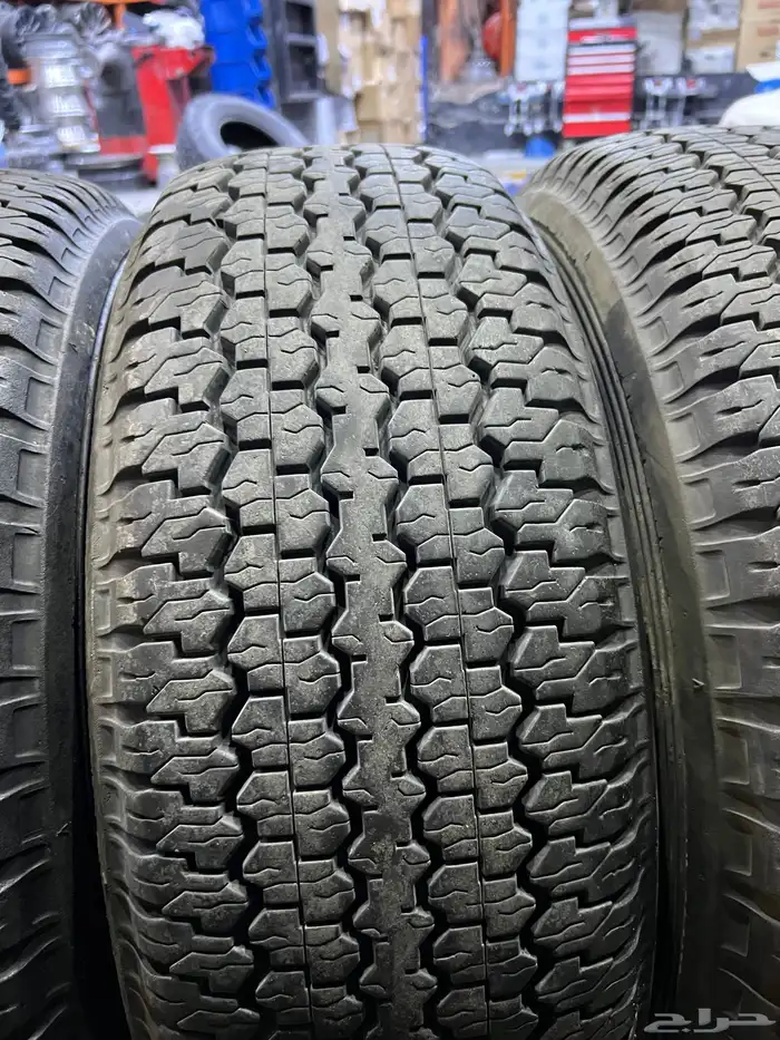 كفرات دنلوب رفرف مقاس 265 70 16 41