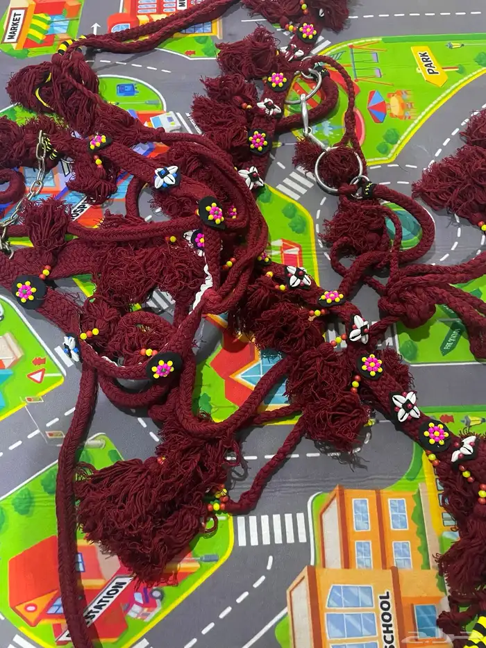 رسن او رشمة او زينه مهدب بودع للخيل 5