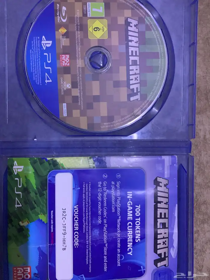 شريط لسوني4 لعبه ماينكرافت وسعره غالي في المحلات 3