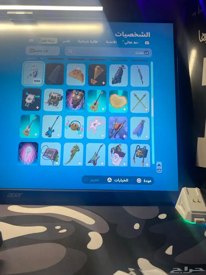 حساب فورت نايت 25