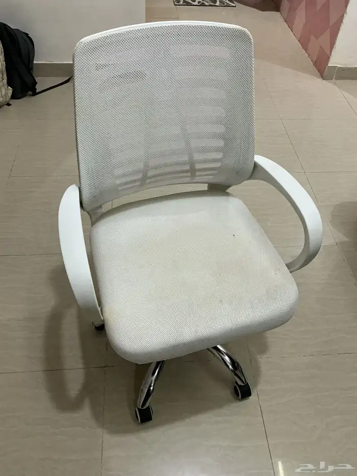 كرسي مكتبي ابيض 0