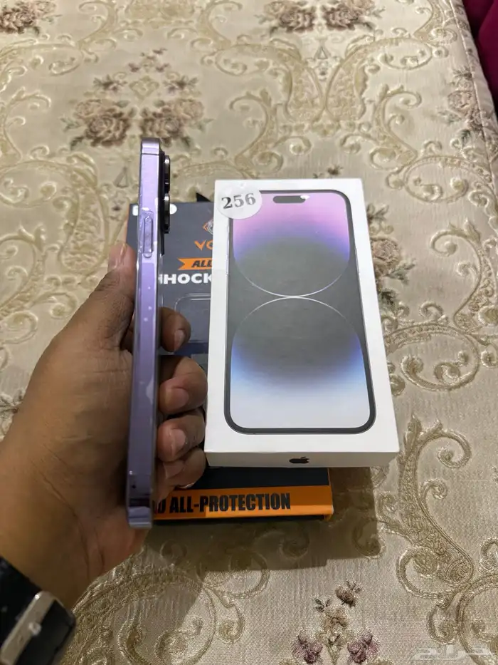 للبيع ايفون 12 برو ازرق و 14برو ماكس بنفسجي 8