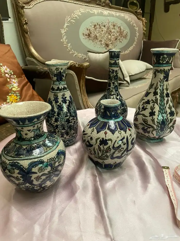 مزهريات خزفية إزنيقيةIznik ceramic vases 17