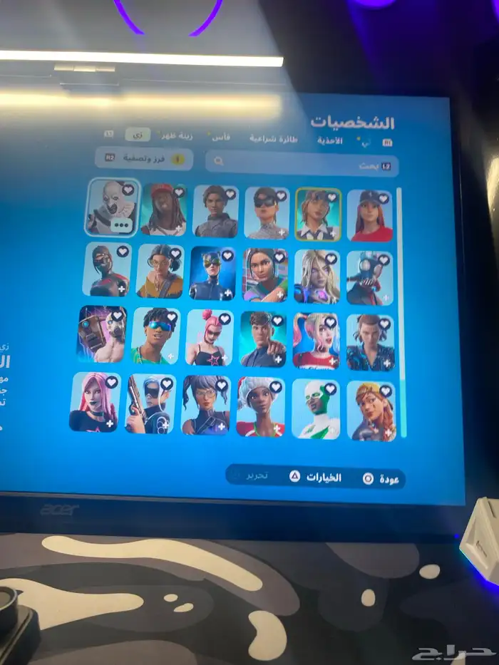 حساب فورت نايت 30