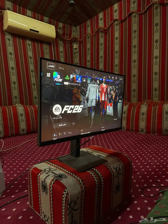 شاشة omen 27 وسماعة هايبر اكس ال ا 0