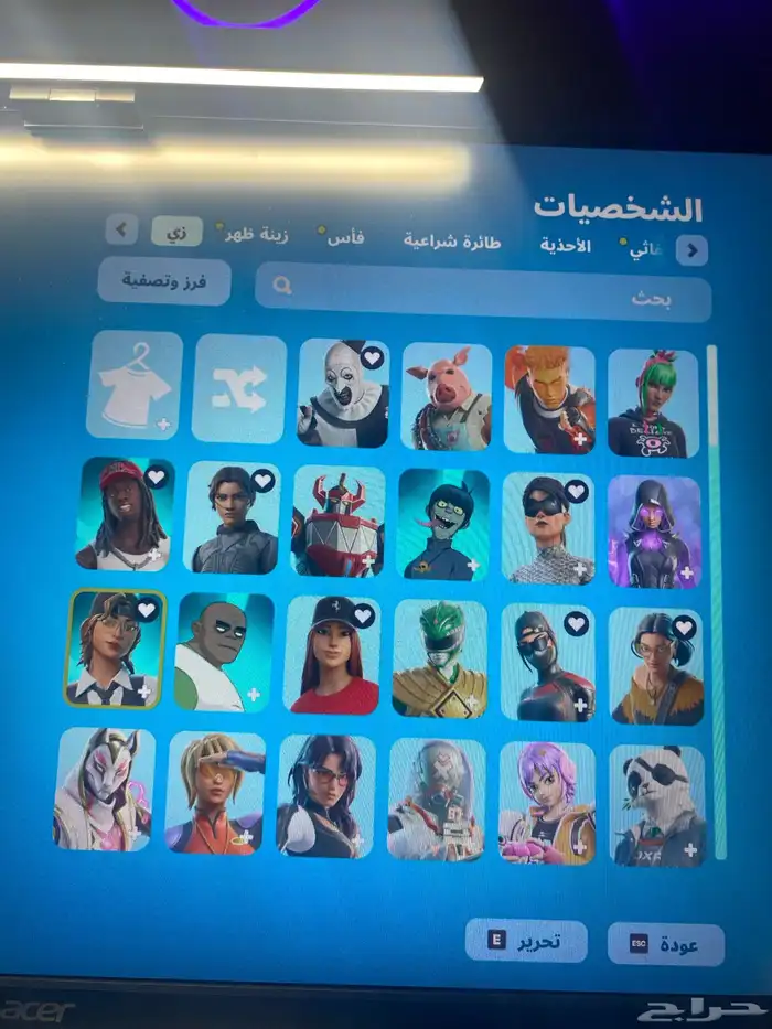 حساب فورت نايت 0