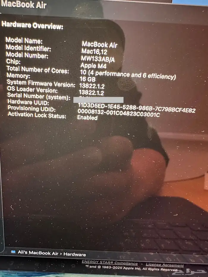 ماك بوك أير 2025 - 512g - 16g M4 9