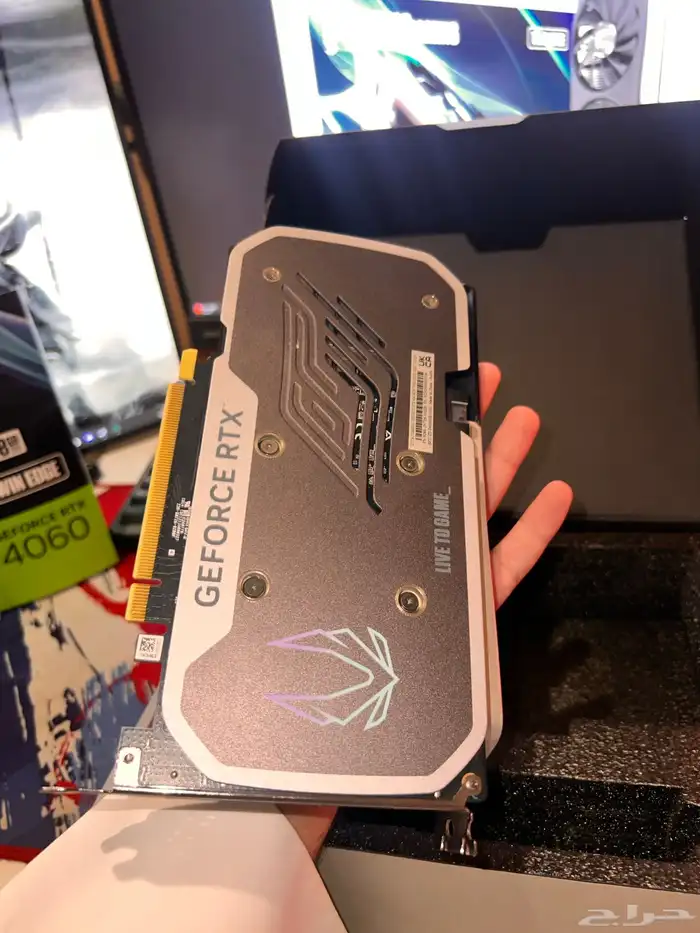 كرت شاشة 4060 zotac twin edge 8gb 4