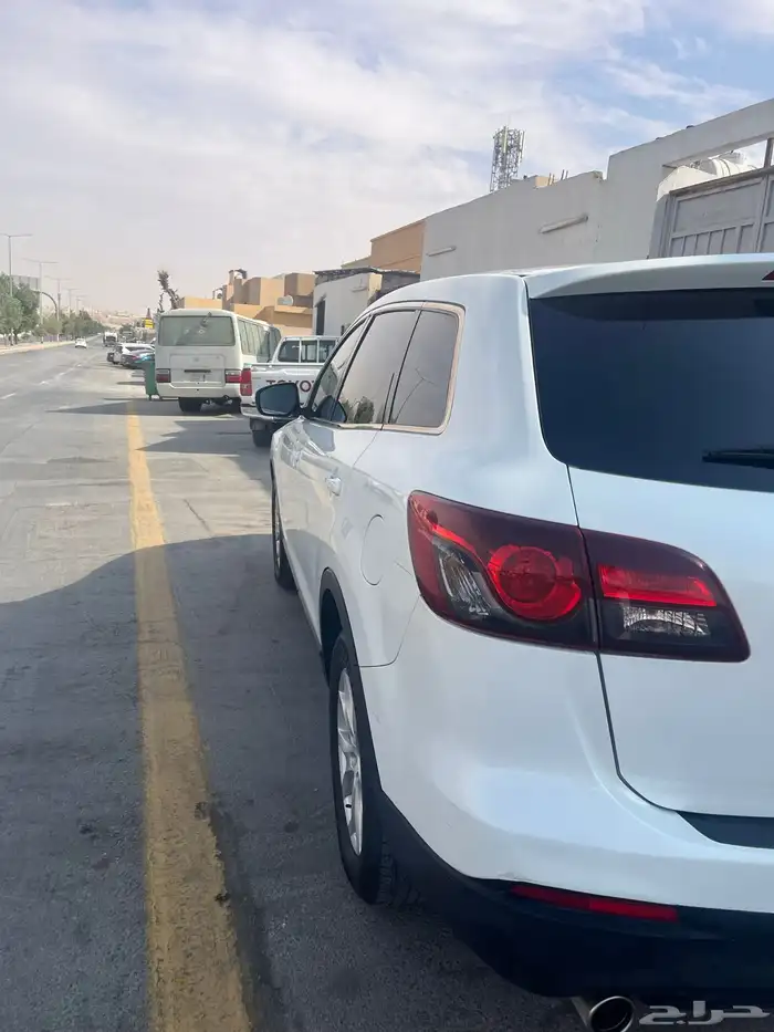 مازدا CX9 موديل 13 للبيع ابيض ماشي 300 الف 1