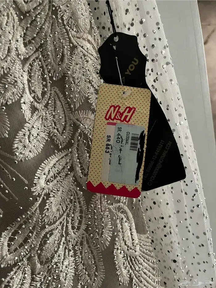 فستان سهرة حريمي رمادي فاتح 3