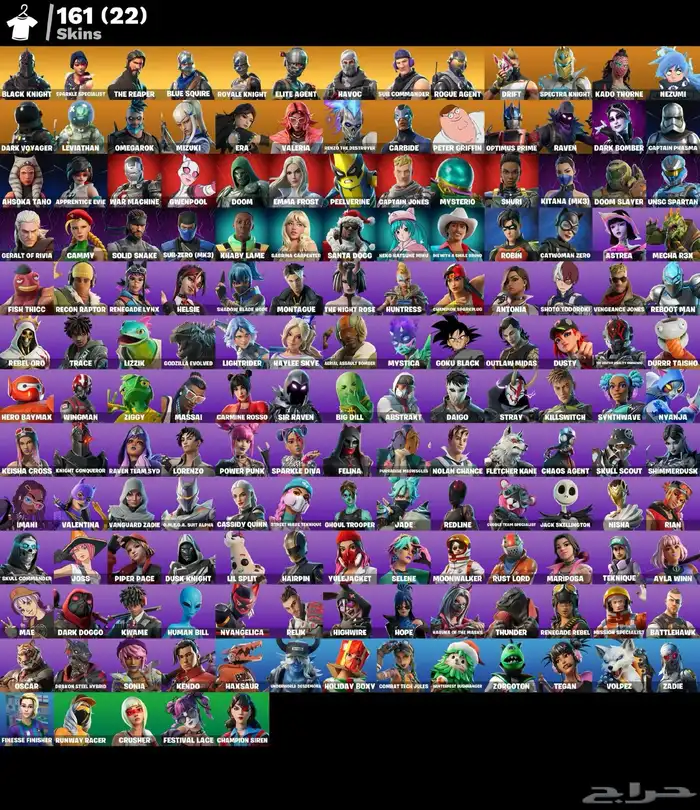 توفير مجموعة حسابات فورت نايت عشوائية 13