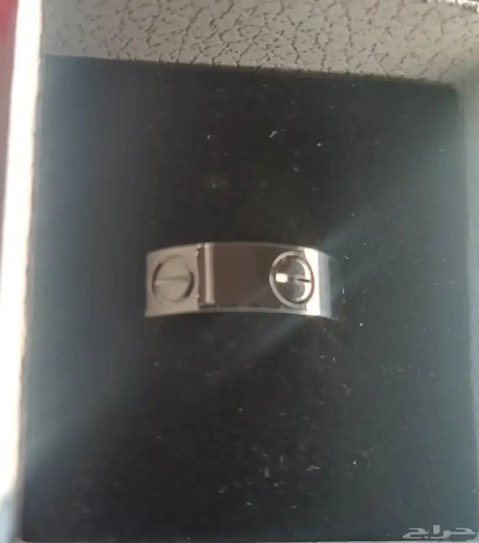 دبلة خاتم فضة اصلي 925 كارتير رجالي نسائي 1