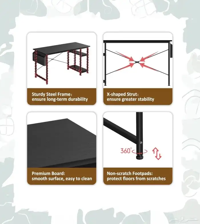Computer desk table 5