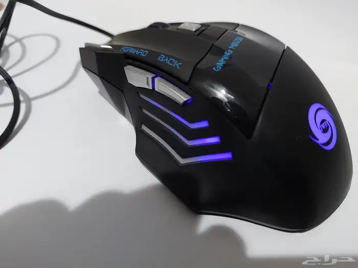 ماوس قيمنق سلكي نظيف جدا وشغال وسريع 1