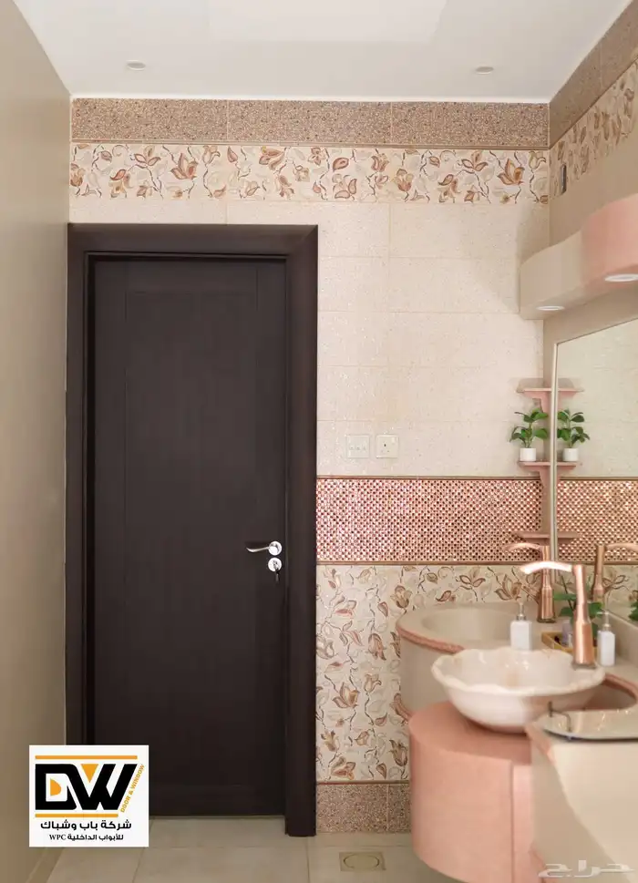 أبواب WPC الداخلية شركة باب وشباك للأبواب الداخلية 7