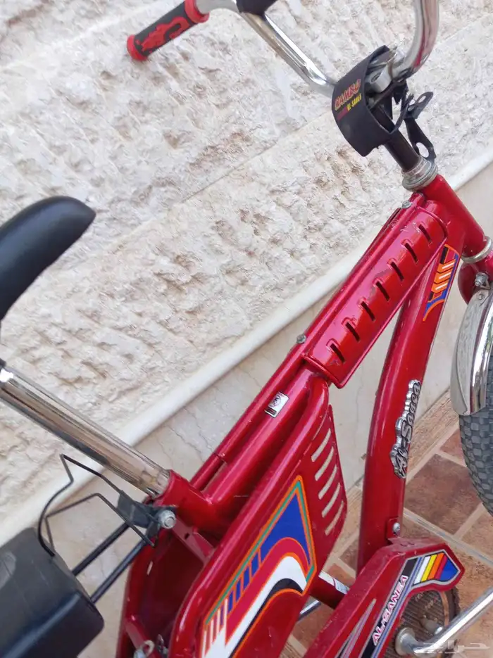 سيكل رامبو مقاس 20 لون احمر 4