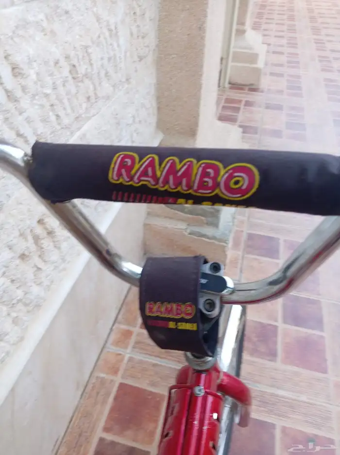 سيكل رامبو مقاس 20 لون احمر 8
