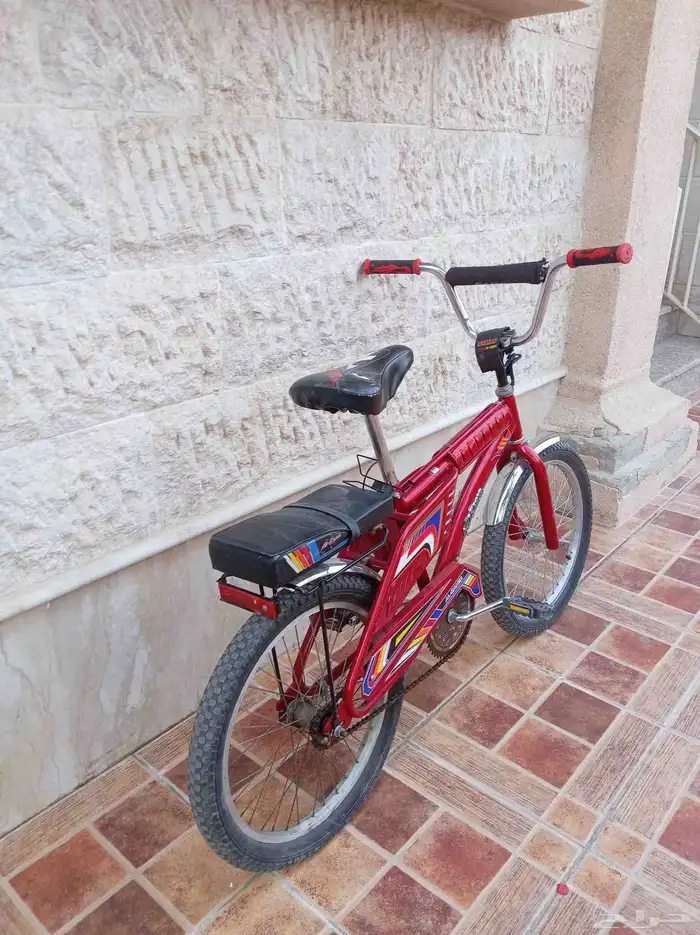 سيكل رامبو مقاس 20 لون احمر 1