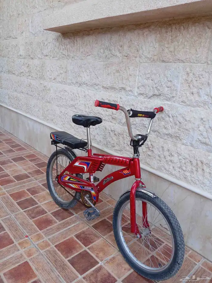 سيكل رامبو مقاس 20 لون احمر 0