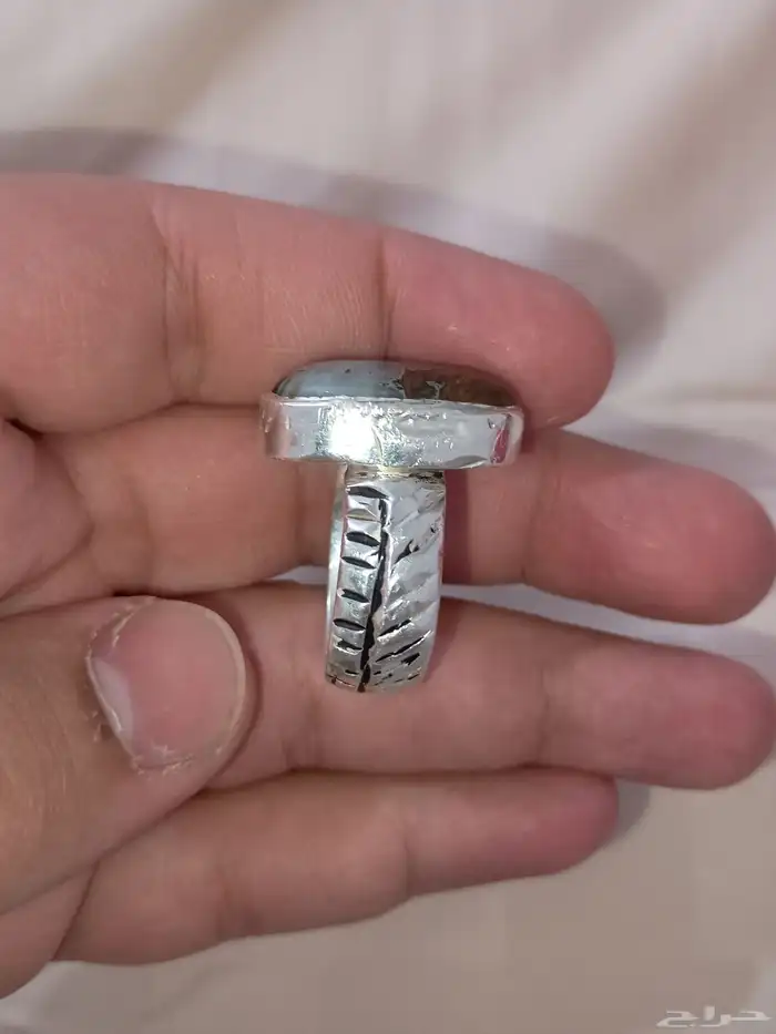 خاتم عقيق طبيعي 3