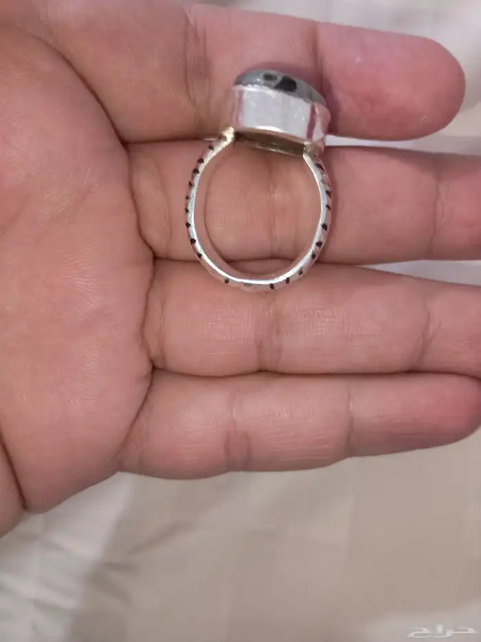 خاتم عقيق طبيعي 1