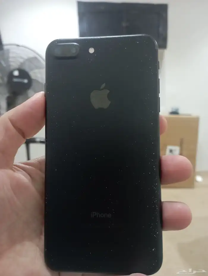 ايفون 7 بلس اللون اسود مغير بطارية اصلية الحالة جيدة جدا 3