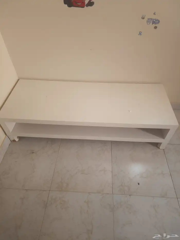 دولاب 6 ضلفه لم يستخدم وسرير خشب ممتاز وكومدينه وطاولة شاشه 1