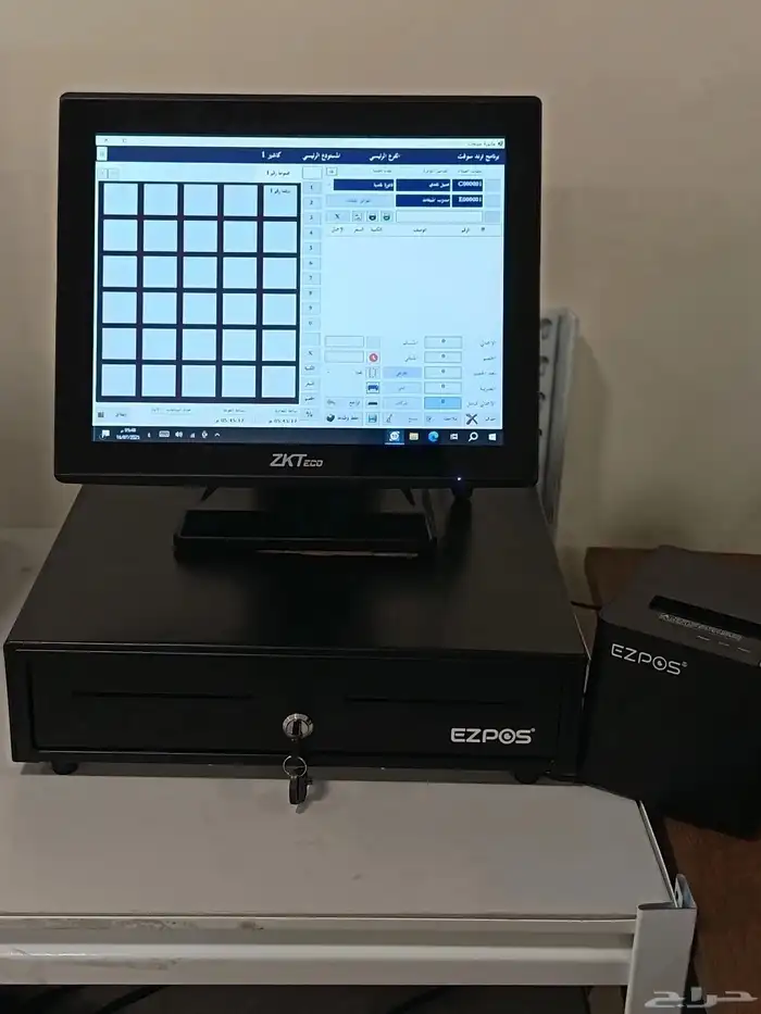 جهاز كاشير لمس بوفيه مطعم كافيه 0