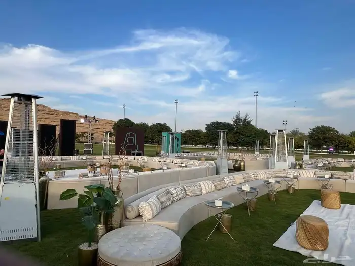 تاجير جلسات شعبيه تاجير دفايات تاجير جلسات خارجيه زل ازرق 3