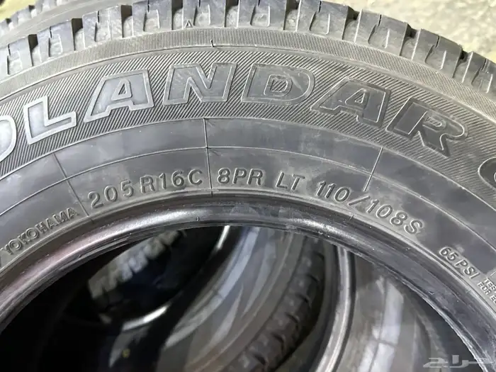كفرات يوكهاما مقاس 205R16 3