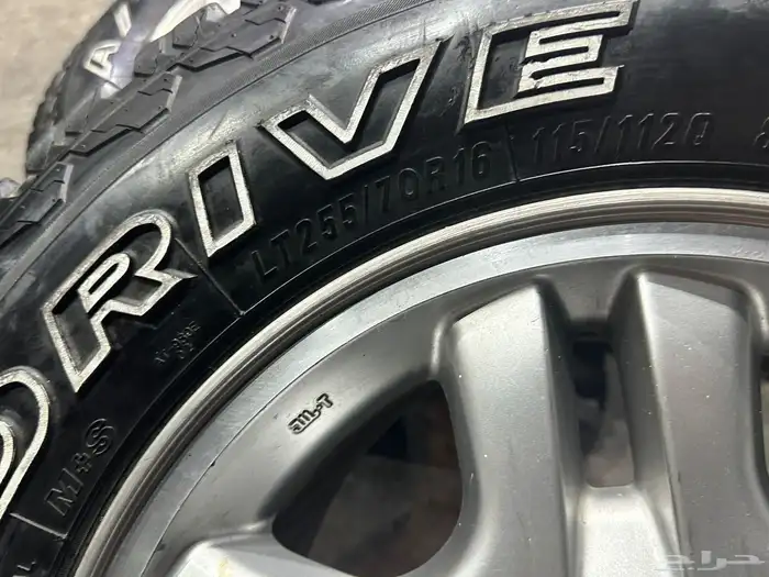 جنوط لكزز الحميد معا كفرات ماكسس مقاس 255 70 16جيب ربع شاص 13