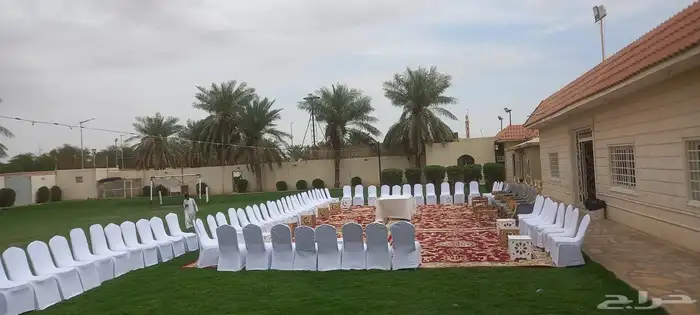 محل الحفلات للايجار كراسي طاولات دفايات 5